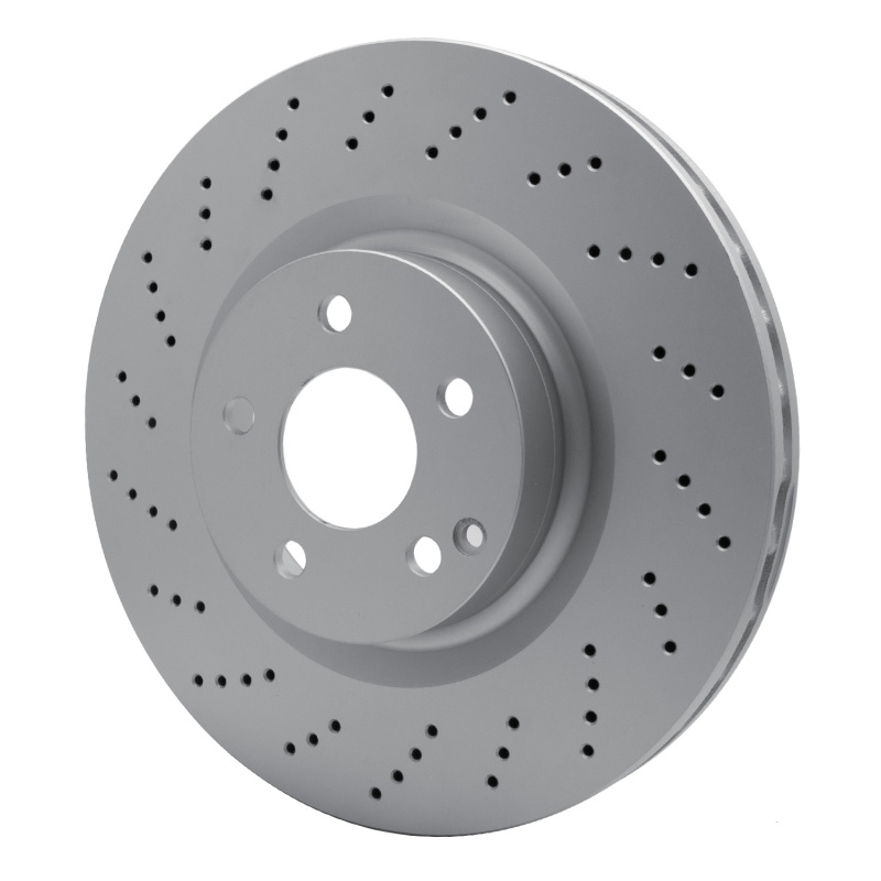 Mercedes-Benz C250 Brake Rotor (1) - Front - R1 Concepts - GEOSPEC Coated Rotor - Drilled - `10-`17